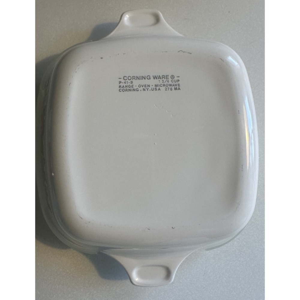 Set 2 Petite Corning Ware Spice of Life 1 3/4 & 2 3/4 Glass W/Plastic Lids USA - Picture 8 of 13